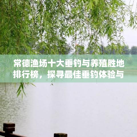 常德渔场十大垂钓与养殖胜地排行榜，探寻最佳垂钓体验与养殖胜地