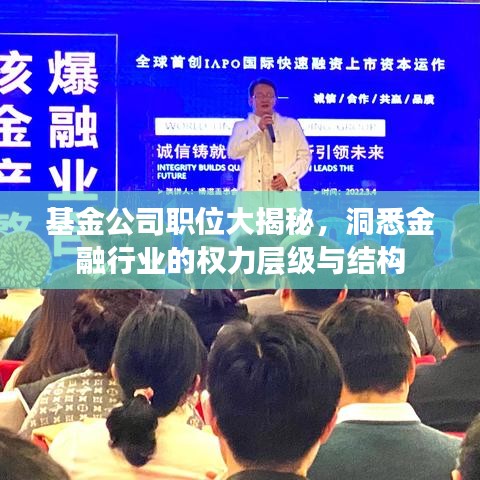 基金公司职位大揭秘，洞悉金融行业的权力层级与结构